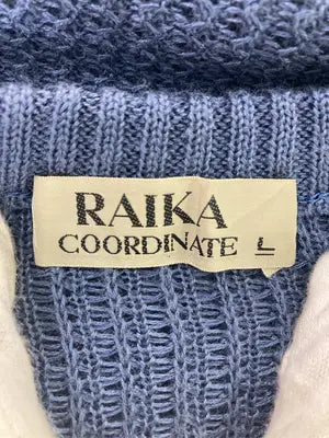 RAIKA/ニット/セーター/トップス/ネイビー/L