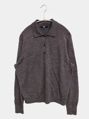 UNIQLO/ユニクロ/ポロシャツ/トップス/グレー/XL