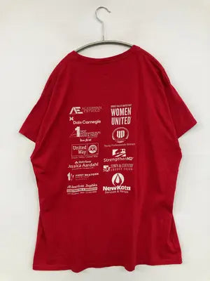 Hanes/ヘインズ/Tシャツ/カットソー/トップス/レッド/L