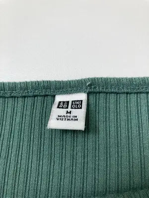 UNIQLO/ユニクロ/Tシャツ/カットソー/トップス/グリーン/M