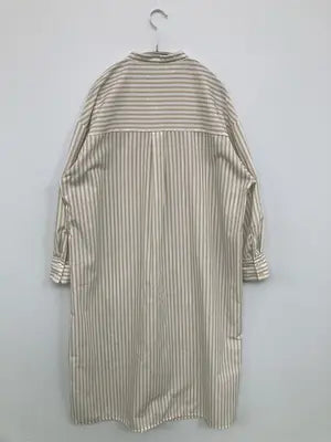 continuer de NICE CLAUP/コンティニューデナイスクラップ/シャツワンピース/ワンピース/ドレス/ベージュ/F
