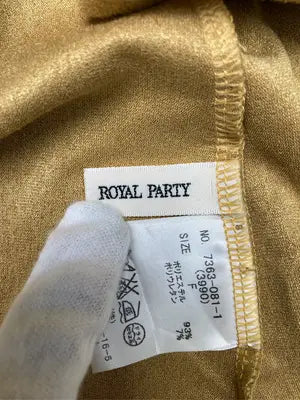 ROYAL PARTY/ロイヤルパーティー/ワンピース/ワンピース/ドレス/ブラウン/F