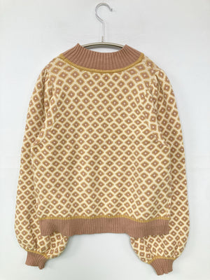 Ray Cassin/レイカズン/ニット/セーター/トップス/ベージュ/F