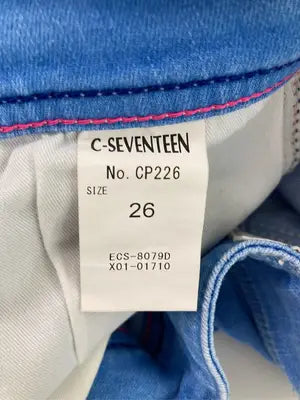 C-SEVENTEEN/シーセブンティーン/デニムパンツ/パンツ/ブルー/26