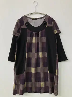 Tシャツ/カットソー/トップス/パープル/M