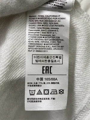 GAP/ギャップ/Tシャツ/カットソー/トップス/ホワイト/S