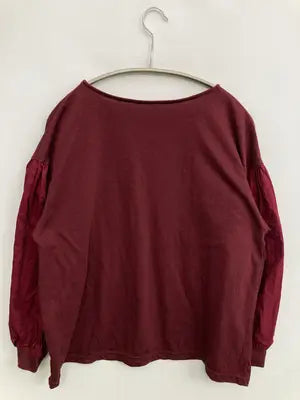 Tシャツ/カットソー/トップス/レッド/L