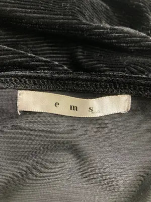 ems excite/エムズエキサイト/Tシャツ/カットソー/トップス/ブラック