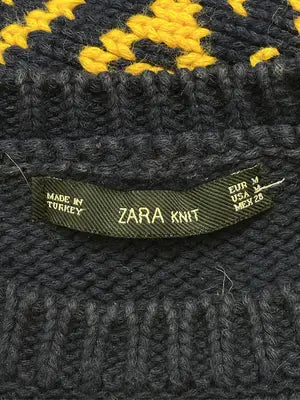 ZARA/ザラ/ニット/セーター/トップス/ネイビー/M