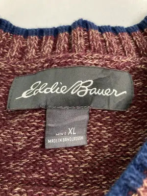 Eddie Bauer/エディーバウアー/ニット/セーター/トップス/レッド/XL