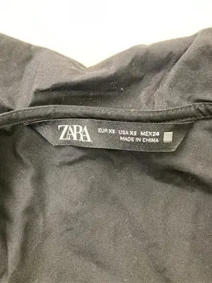 ZARA/ザラ/シャツ/ブラウス/トップス/ブラック/EUR XS