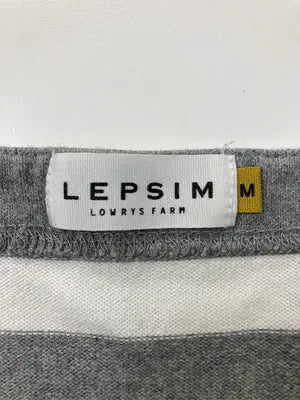 LEPSIM/レプシィム/Tシャツ/カットソー/トップス/グレー/M