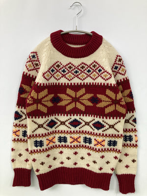 ニット/セーター/トップス/レッド