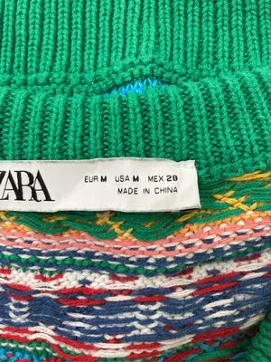 ZARA/ザラ/ベスト/トップス/グリーン/EUR M