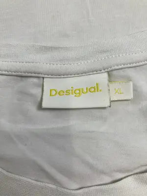 Desigual/デシグアル/Tシャツ/カットソー/トップス/ホワイト/XL
