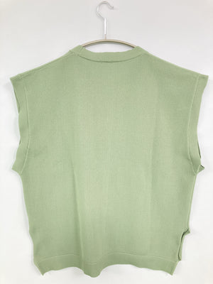 relume/レリューム/ベスト/トップス/ライトグリーン/L