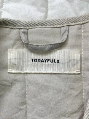 TODAYFUL/トゥデイフル/ノーカラージャケット/ジャケット/アウター/アイボリー/F