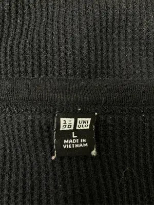 UNIQLO/ユニクロ/Tシャツ/カットソー/トップス/ブラック/L