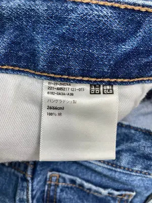 UNIQLO JEANS/ユニクロジーンズ/デニムパンツ/パンツ/ブルー/26(66cm)