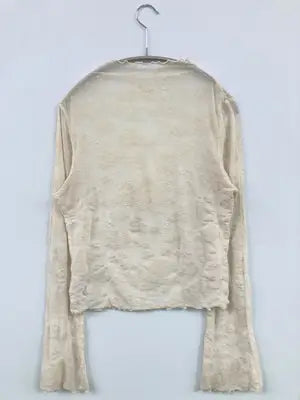 NICE CLAUP/ナイスクラップ/Tシャツ/カットソー/トップス/アイボリー/F