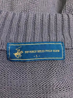 BEVERLY HILLS POLO CLUB/ビバリーヒルズポロクラブ/カーディガン/ボレロ/トップス/ブルー/L
