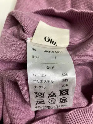 Olu./オルドット/Tシャツ/カットソー/トップス/ピンク/F