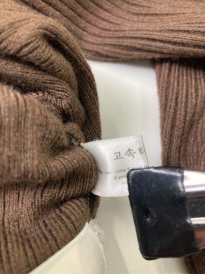 ニット/セーター/トップス/ブラウン/F