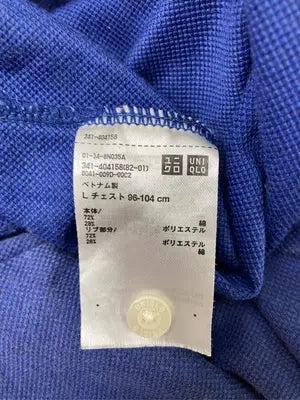 UNIQLO/ユニクロ/ポロシャツ/トップス/ブルー/L