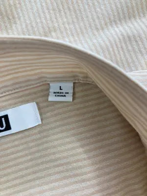 UNIQLO U/ユニクロユー/シャツ/ブラウス/トップス/ベージュ/L