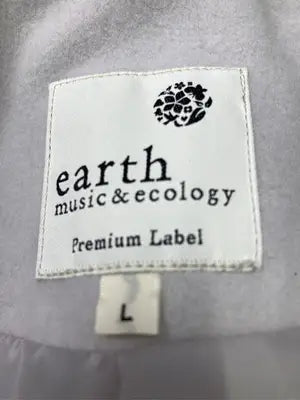 earth music&ecology/アースミュージックアンドエコロジー/ノーカラーコート/ジャケット/アウター/グレー/L