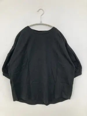 OMNES/オムネス/Tシャツ/カットソー/トップス/ブラック