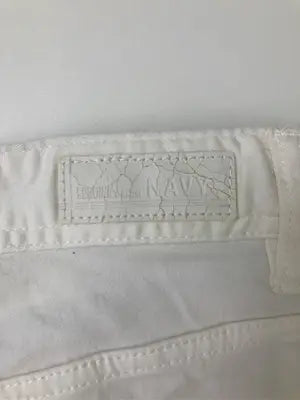 NAVY/ネイビー/デニムパンツ/パンツ/ホワイト/30