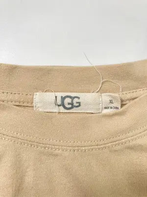 UGG/アグ/Tシャツ/カットソー/トップス/ベージュ/XL