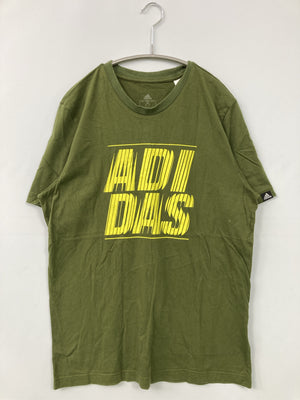 adidas/アディダス/Tシャツ/カットソー/トップス/カーキ/L