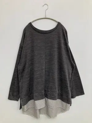 Tシャツ/カットソー/トップス/ブラック/5L