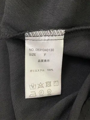 continuer de NICE CLAUP/コンティニューデナイスクラップ/シャツ/ブラウス/トップス/ブラック/F