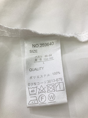 Blue Strive/ブルーストライブ/シャツワンピース/ワンピース/ドレス/ホワイト/L