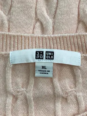 UNIQLO/ユニクロ/ニット/セーター/トップス/ピンク/XL