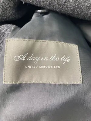 A DAY IN THE LIFE UNITED ARROWS/アデイインザライフユナイテッドアローズ/チェスターコート/ジャケット/アウター/グレー/L