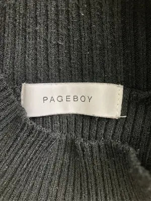 PAGEBOY/ページボーイ/ニット/セーター/トップス/ブラック/F