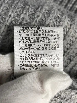 GLACIER/グラシア/ニット/セーター/トップス/グレー/L