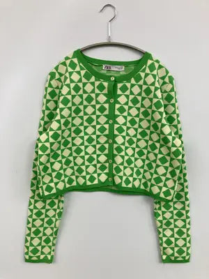 ZARA/ザラ/カーディガン/ボレロ/トップス/グリーン/EUR M/USA M/ MEX 28