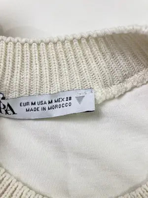 ZARA/ザラ/その他トップス/トップス/ホワイト/EUR M/USA M/ MEX 28