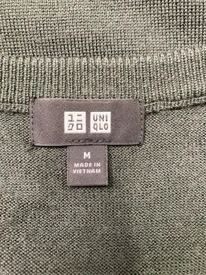 UNIQLO/ユニクロ/ニット/セーター/トップス/グリーン/M
