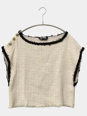 ZARA/ザラ/Tシャツ/カットソー/トップス/アイボリー/M