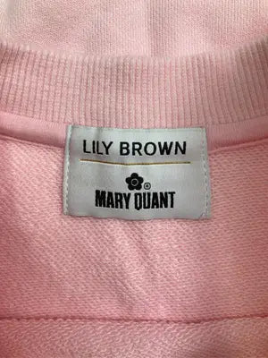 Lily brown/リリーブラウン/スウェット/トップス/ピンク/ONE SIZE