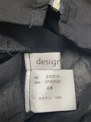 design aera/シャツ/ブラウス/トップス/ブラック/one size