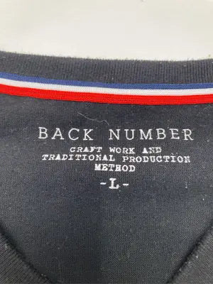 BACK NUMBER/バックナンバー/Tシャツ/カットソー/トップス/ブラック/L