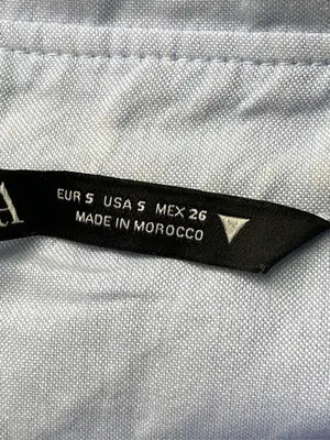 ZARA/ザラ/シャツ/ブラウス/トップス/スカイブルー/S