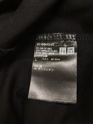 UNIQLO/ユニクロ/Tシャツ/カットソー/トップス/ブラック/L